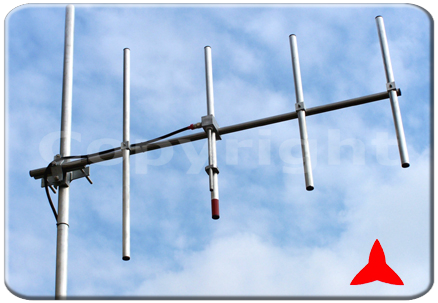 Protel ARYCKM-D-48X Antenna direzionale yagi 4 quattro elementi 150-300 MHz